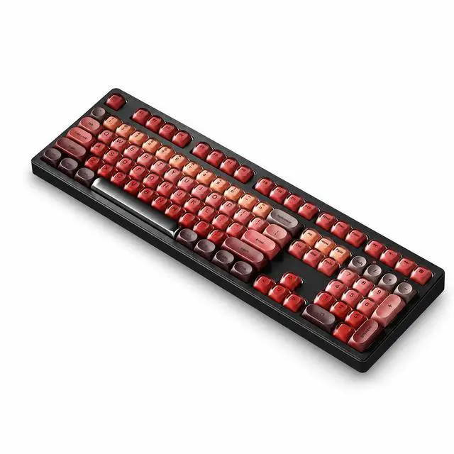 Main image of Aesthetic Wireless Keyboard - Premium Bluetooth Mechanical Feel Keyboard with Silent Keys, Slim Stylish Computer Keyboard for Office Laptop PC