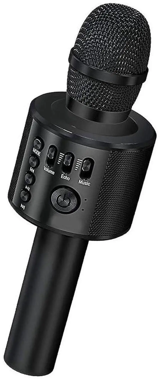 Main image of Wireless Bluetooth Karaoke Microphone,3-in-1 Portable Handheld Karaoke Mic Speaker Machine Home Party Birthday for All Smartphones PC(black)