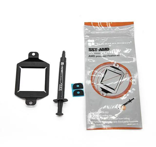 Main image of SST-AMD CPU Anti-Bend Bracket Kit, Aluminum Alloy AM5 CPU Frame with TF7 Thermal Paste, Processor Contact Frame for AMD Ryzen Cooling Upgrade