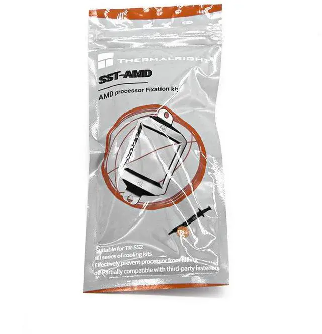 Alt view image 2 of 6 - SST-AMD CPU Anti-Bend Bracket Kit, Aluminum Alloy AM5 CPU Frame with TF7 Thermal Paste, Processor Contact Frame for AMD Ryzen Cooling Upgrade