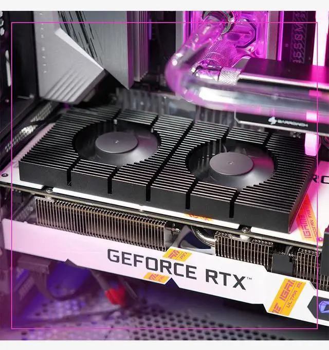 Alt view image 6 of 6 - GPU Backplate Cooler Fan for RTX 3090 3080 3070 Graphics Card, VRAM Memory Cooling Fan, External VGA Cooler for Gaming PC GPU Heat Dissipation