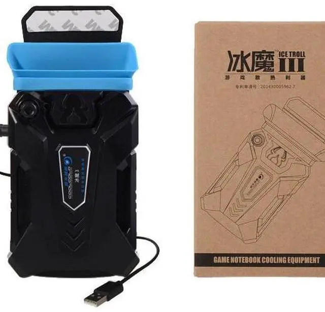 Alt view image 3 of 5 - Laptop Vacuum Cooler Fan, External Exhaust Cooling Fan for 14-15.6 Inch Notebook Computer, Portable Gaming Laptop Cooler with Adjustable Airflow