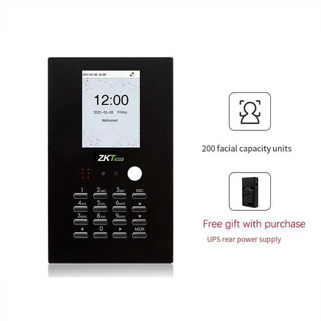 Main image of nFace101 Face Recognition Time Attendance Machine, Biometric Door Entry System for Office Employee Management
