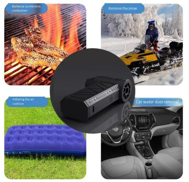 Alt view image 4 of 6 - High Speed Turbo Jet Fan, Portable Handheld Air Blower with Brushless Motor, Cordless Mini Fan for Outdoor Cooling, PC Cleaning and Dust Removal