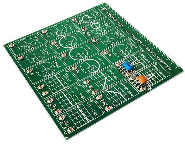 Alt view image 3 of 4 - RF Demo Kit NanoVNA Test Board, Vector Network Analyzer Calibration Board with RF Filter Attenuator Circuit, VNA Learning Tool for Antenna Analysis