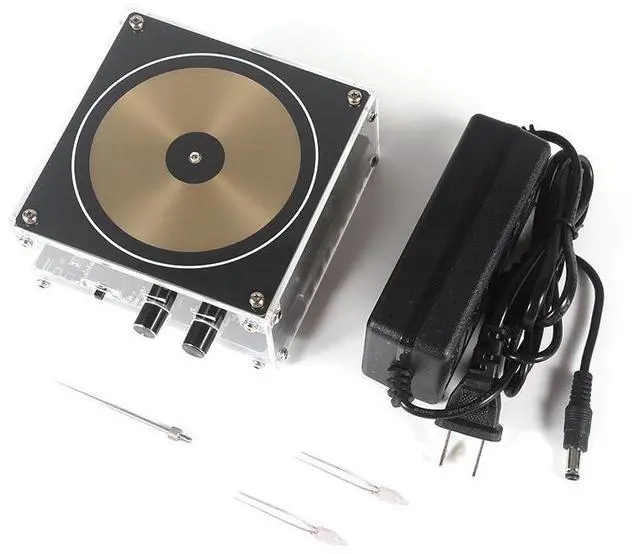 Main image of Music Tesla Coil Plasma Speaker, Bluetooth Wireless Plasma Arc Generator with Touchable Lightning Effect, STEM Science Experiment Kit