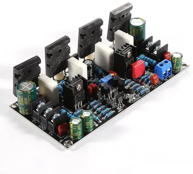 Main image of Mono 200W Power Amplifier Board, 2SA1943 2SC5200 Transistor HIFI Audio Amplifier Module, Class AB Rear Stage DIY Speaker Amp