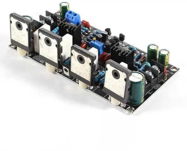 Alt view image 4 of 5 - Mono 200W Power Amplifier Board, 2SA1943 2SC5200 Transistor HIFI Audio Amplifier Module, Class AB Rear Stage DIY Speaker Amp
