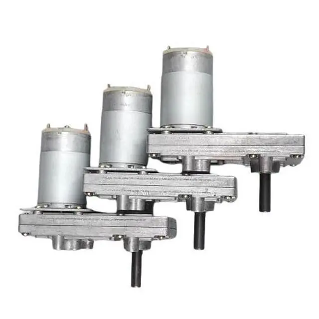 Alt view image 2 of 7 - 555 Metal Gear DC Motor, 12V 24V Reciprocating Gear Motor with Eccentric Cam Wheel, Eight Hole Coin Return Mechanism Drive Motor
