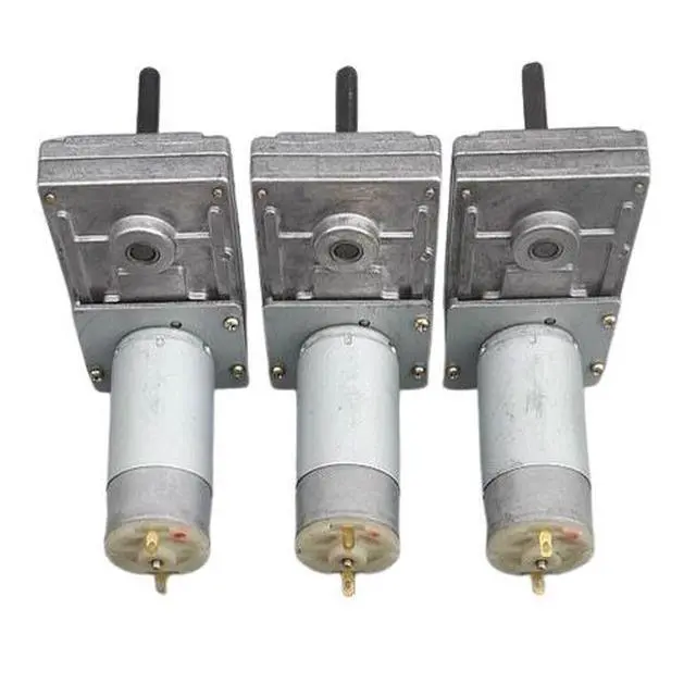 Alt view image 3 of 7 - 555 Metal Gear DC Motor, 12V 24V Reciprocating Gear Motor with Eccentric Cam Wheel, Eight Hole Coin Return Mechanism Drive Motor