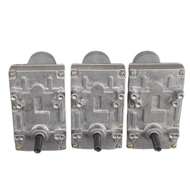 Alt view image 4 of 7 - 555 Metal Gear DC Motor, 12V 24V Reciprocating Gear Motor with Eccentric Cam Wheel, Eight Hole Coin Return Mechanism Drive Motor