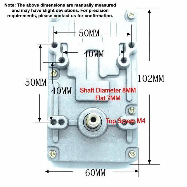 Alt view image 6 of 7 - 555 Metal Gear DC Motor, 12V 24V Reciprocating Gear Motor with Eccentric Cam Wheel, Eight Hole Coin Return Mechanism Drive Motor