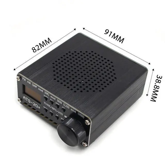 Alt view image 2 of 5 - ATS-20+ Si4732 Multi Band Radio Receiver, FM AM MW SW Shortwave Receiver with SSB LSB USB Support, Portable HAM Radio SDR Receiver