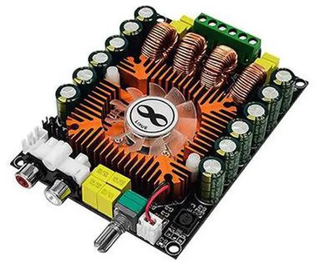 Main image of TDA7498E Digital Power Amplifier Board, 2.0 Channel HIFI Stereo Audio Amplifier Module 160W+160W, BTL 220W Class D DIY Speaker Amp