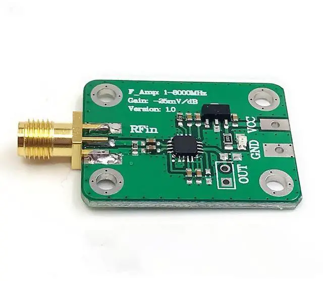 Alt view image 3 of 5 - AD8318 RF Logarithmic Detector Module, 1MHz-8GHz 70dB RSSI RF Power Meter Signal Measurement Board for SDR Wireless Testing