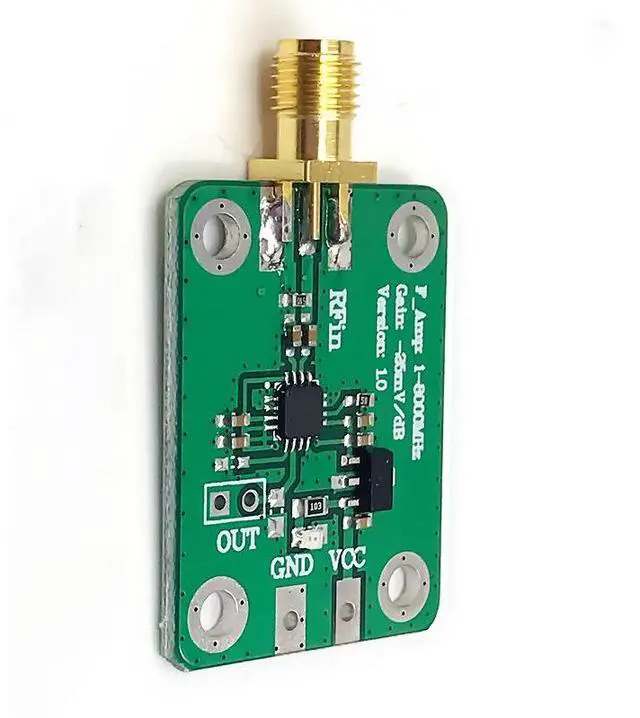 Alt view image 2 of 5 - AD8318 RF Logarithmic Detector Module, 1MHz-8GHz 70dB RSSI RF Power Meter Signal Measurement Board for SDR Wireless Testing
