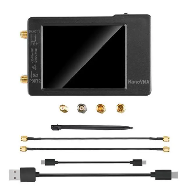 Alt view image 2 of 5 - NanoVNA-H Vector Network Analyzer, 2.8 Inch LCD RF Antenna Analyzer 50KHz-900MHz VNA Tester for SWR, S-Parameter and Impedance Measurement