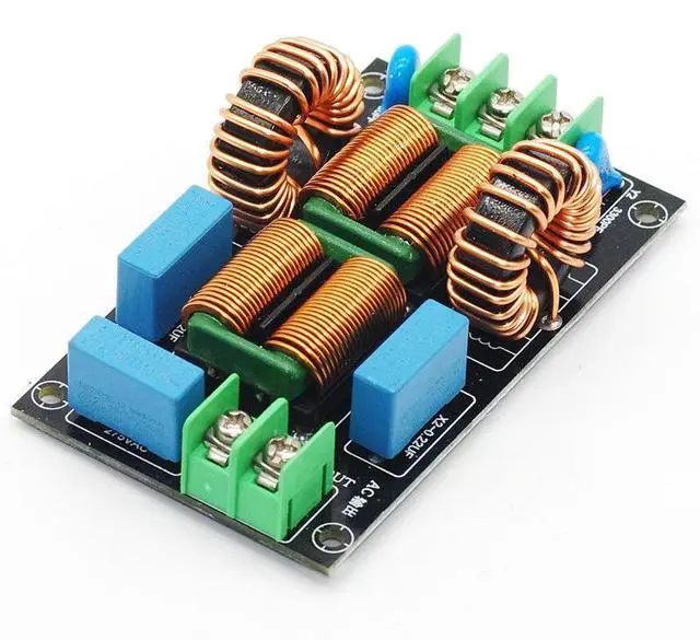 Alt view image 3 of 5 - EMI EMC Power Filter, 3-Stage AC Line Noise Filter with Common Mode and Differential Mode Suppression, High Current Filter for Audio Amplifier
