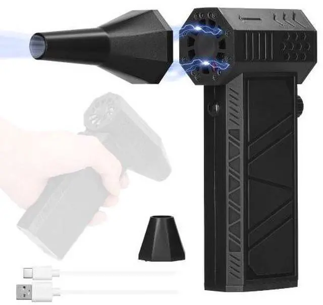 Main image of X6 Ducted Turbo Fan Electric Car Wash Water Blower Brushless Motor Industrial Dust Blower Violent Turbo Fan(Black)