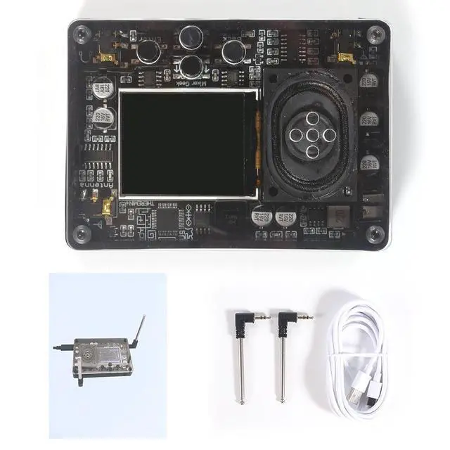 Alt view image 6 of 6 - Mini Theremin Musical Electronic Creative Instrument with OLED Screen, Vintage Multi-Voice Synthesizer Toy for Music Lovers & STEM Learning