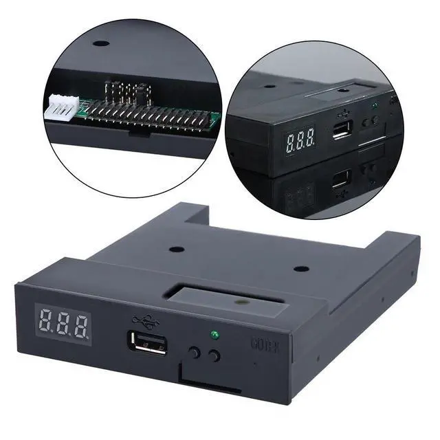 Alt view image 7 of 7 - SFR1M44-U100K USB Floppy Drive Emulator for Yamaha Korg Roland Keyboards - 1000 Virtual Partitions, 3.5" FDD Replacement with LED Display & U Disk Support
