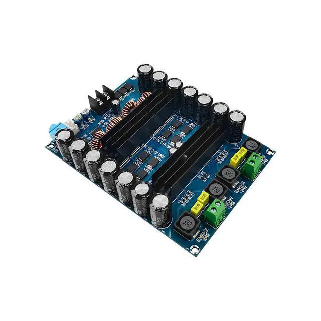 Alt view image 2 of 7 - XH-M641 TPA3116D2 Dual Channel Power Amplifier Board - 150W x 2 Car Audio Amp Module for 12V Battery Systems, High Power DIY Stereo Amplifier