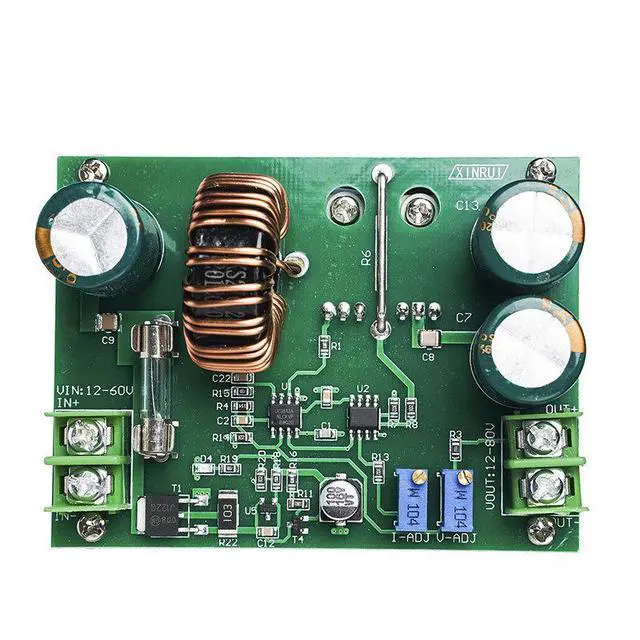 Alt view image 5 of 5 - 600W DC-DC Boost Converter Module, 10-60V to 12-80V Adjustable Step Up Voltage Regulator, High Power Converter for Solar, Laptop Power and DIY Electronics