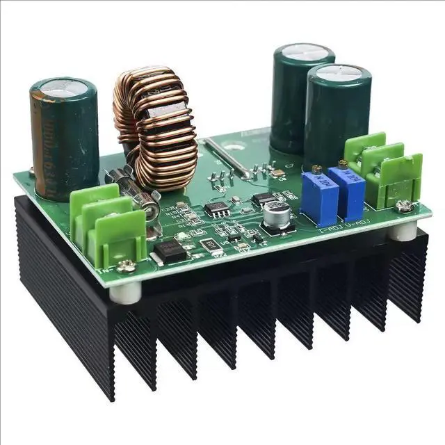 Alt view image 4 of 5 - 600W DC-DC Boost Converter Module, 10-60V to 12-80V Adjustable Step Up Voltage Regulator, High Power Converter for Solar, Laptop Power and DIY Electronics
