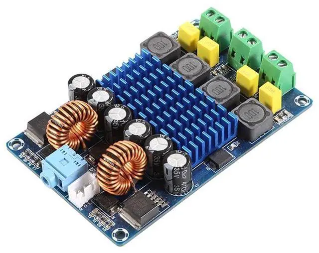 Main image of XH-M642 TPA3116D2 Digital Power Amplifier Board, Auto Boost HiFi Stereo Amplifier Module Dual Channel 12V 100W Class D Audio Amplifier PCB Board