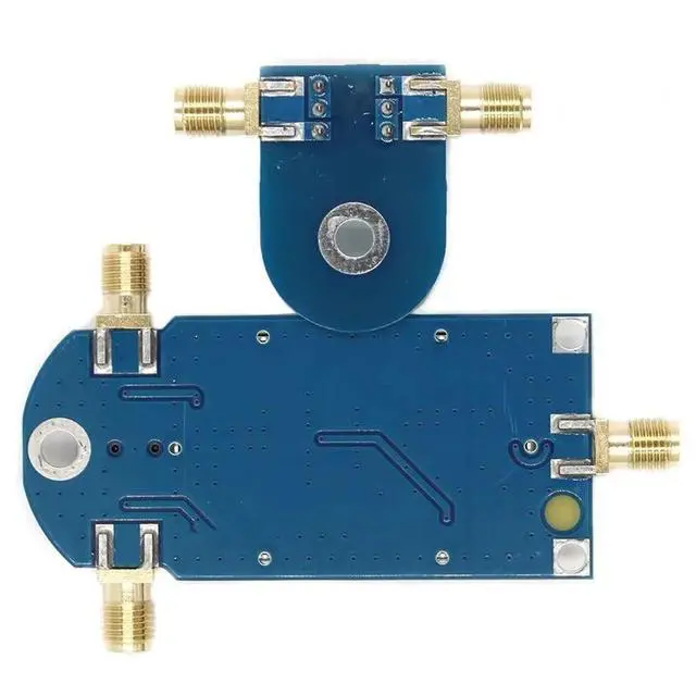 Alt view image 2 of 7 - Active Mini Magnetic Loop Antenna, 50kHz-500MHz Wideband Small Loop Antenna with Amplifier Board, Broadband RF Receiving Antenna Module