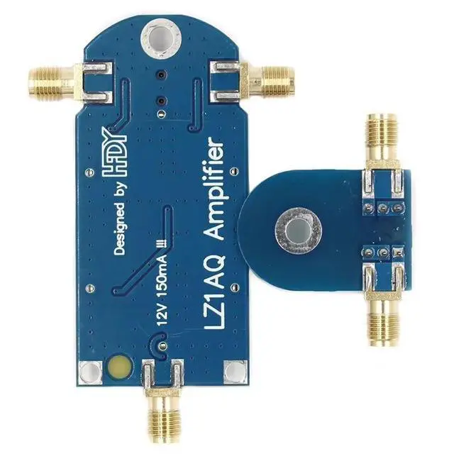 Alt view image 4 of 7 - Active Mini Magnetic Loop Antenna, 50kHz-500MHz Wideband Small Loop Antenna with Amplifier Board, Broadband RF Receiving Antenna Module