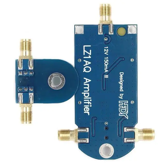 Alt view image 5 of 7 - Active Mini Magnetic Loop Antenna, 50kHz-500MHz Wideband Small Loop Antenna with Amplifier Board, Broadband RF Receiving Antenna Module