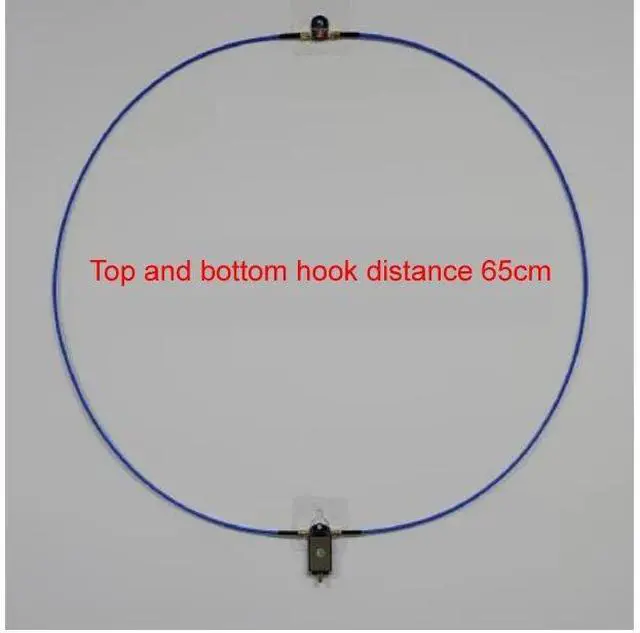 Alt view image 7 of 7 - Active Mini Magnetic Loop Antenna, 50kHz-500MHz Wideband Small Loop Antenna with Amplifier Board, Broadband RF Receiving Antenna Module