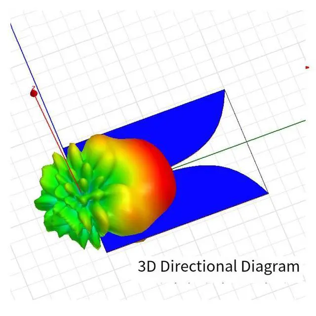 Alt view image 3 of 6 - High Gain UWB Antenna - TEM Horn 420MHz-10GHz Ultra-Wideband Antenna for Video Transmission