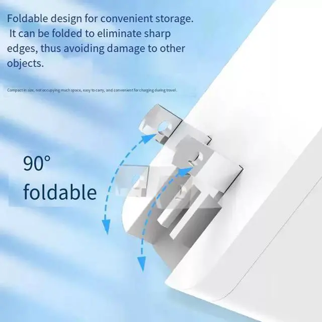 Alt view image 4 of 6 - 140W GaN Charger with TFT Display, Foldable Plug USB C Power Adapter, 140W Fast Charger with Digital Screen for Laptop, Phone and Tablet Charging(White)