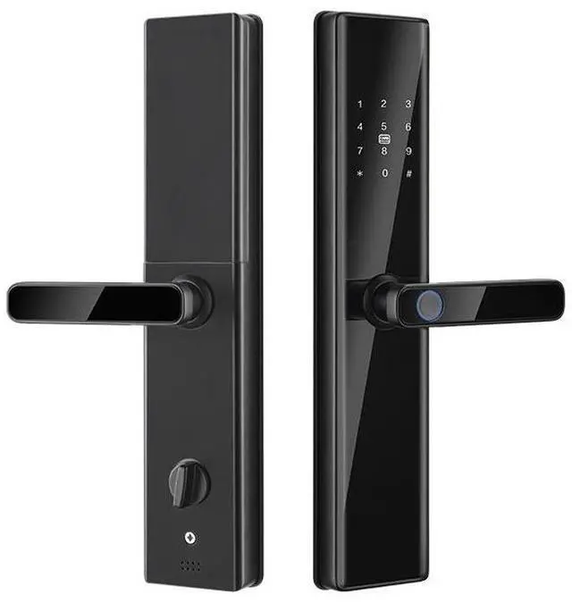 Main image of S819-2 Tuya WiFi Smart Door Lock with Fingerprint, Password & RFID Card Access, Electronic Smart Lock for Home Security