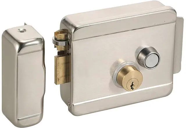 Main image of Smart Electric Gate Door Lock Secure Electric Metallic Lock Electronic Door Lock Door Access Control for Home Office Apartment Warehouse