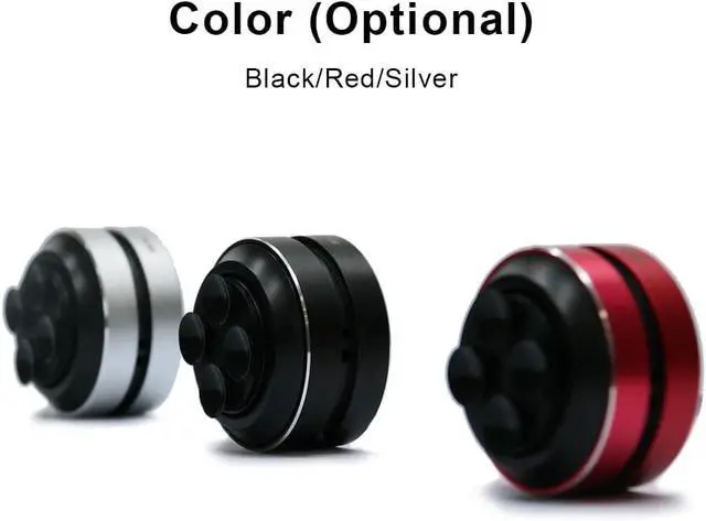 Alt view image 5 of 5 - Wirelessly BT Mini Speaker Bone Conduction Portable Wireless Speaker Stereo Bass Sound Creative Portable Speaker Mini Size Music Player Built-in Mic Sound Box(Red)