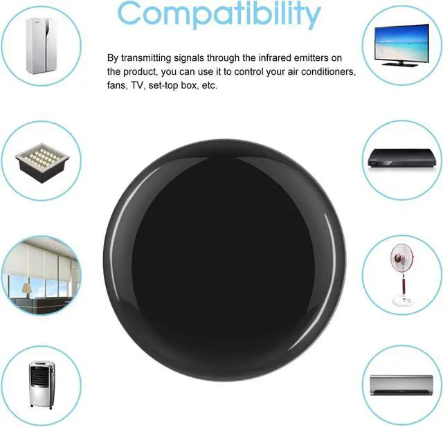 Alt view image 5 of 7 - WiFi-IR Remote Controller Hub, Smart WiFi IR Remote Control Module, Tuya APP Smart Voice Control Compatible with Alexa and Google Home