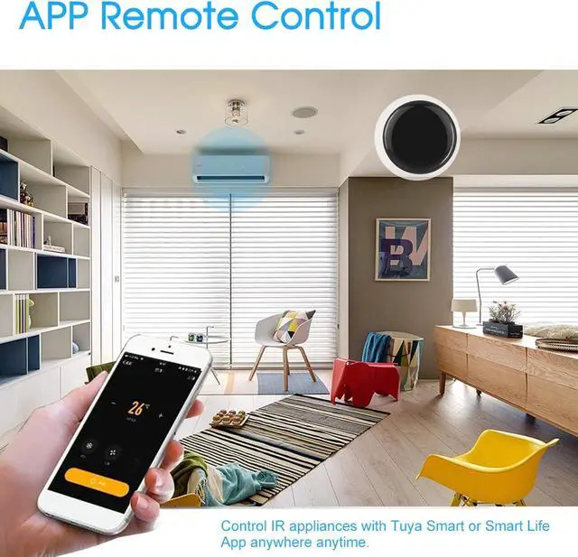 Alt view image 7 of 7 - WiFi-IR Remote Controller Hub, Smart WiFi IR Remote Control Module, Tuya APP Smart Voice Control Compatible with Alexa and Google Home