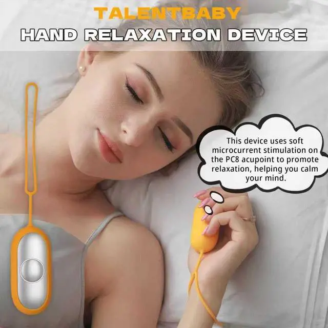 Alt view image 6 of 7 - Handheld Relaxation Device, Compact Device, Massage Improves Mood and Focuses Attention, Supports Calmness, Small and Easy to Carry( Pink)
