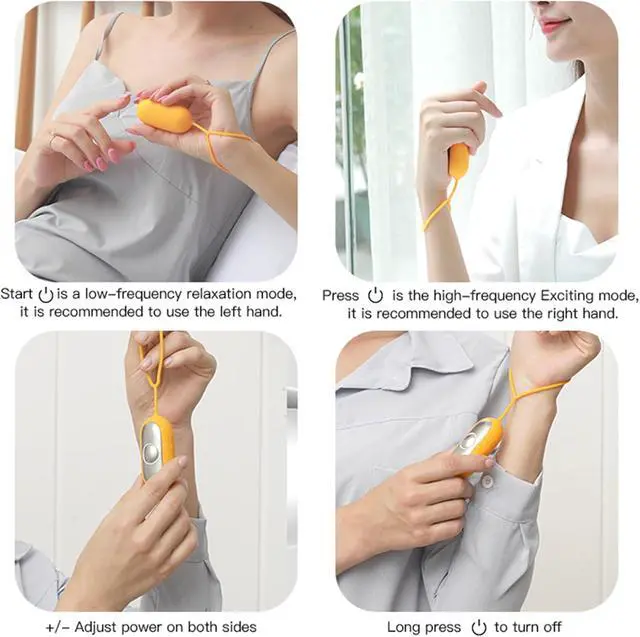 Alt view image 5 of 7 - Handheld Relaxation Device, Compact Device, Massage Improves Mood and Focuses Attention, Supports Calmness, Small and Easy to Carry( Pink)