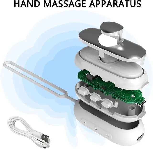 Alt view image 3 of 7 - Handheld Relaxation Device, Compact Device, Massage Improves Mood and Focuses Attention, Supports Calmness, Small and Easy to Carry( Pink)