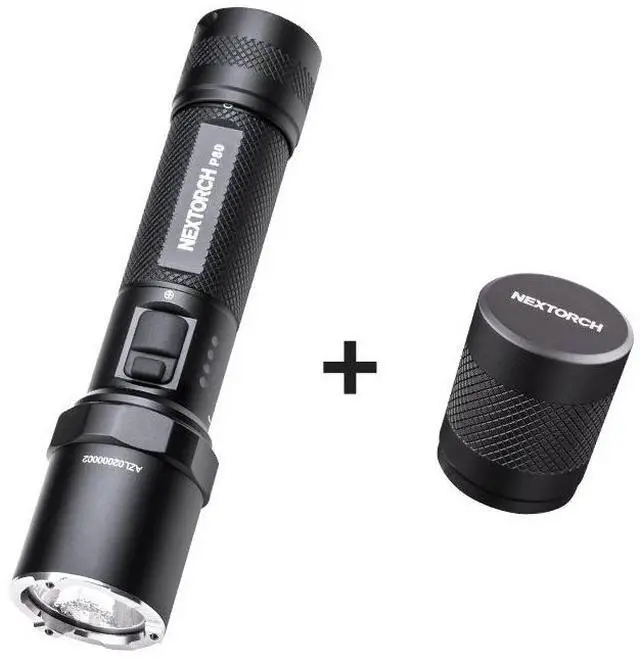 Main image of NEXTORCH P80 Rechargeable Flashlight, High Output LED Tactical Flashlight, Outdoor Camping Torch with Type-C Charging for Hiking, Security, Emergency Rescue