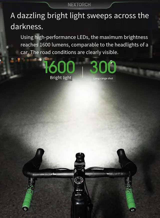 Alt view image 3 of 7 - NEXTORCH P80 Rechargeable Flashlight, High Output LED Tactical Flashlight, Outdoor Camping Torch with Type-C Charging for Hiking, Security, Emergency Rescue