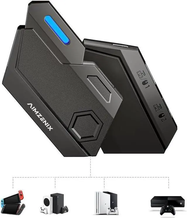 Main image of Keyboard and Mouse Adapter for Switch, Xbox, PlayStation | Console Converter Compatible with Xbox One, Xbox Series X/S, PS4, PS3 and NS, NS2 - Custom Key Mapping, Plug and Play, BLADER
