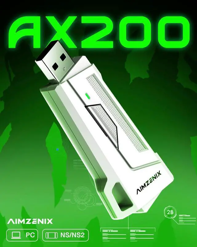 Alt view image 5 of 7 - AX200 Keyboard & Mouse Adapter for PC, Nintendo Switch, Aim Assist | Compatible with Nintendo Switch 2, Supports COD, Apex Legends and more.