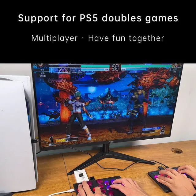 Alt view image 4 of 7 - Mcbazel BESAVIOR P5 General Adapter for PS5/PS5 Pro/PS5 Slim | Plug-and-Play Controller Converter for HITBOX, XIM Matrix, ReaSnow S1, Raspberry Pi, Keyboard and More | 1000Hz Ultra-Low Lag