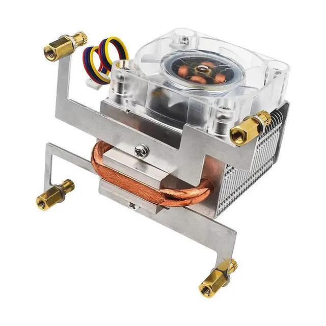 Alt view image 5 of 7 - Raspberry Pi 5 Tower Fan ICE Cooler Radiator for Pi 5B, Active Cooling Heat Sink for Optimal Thermal Performance