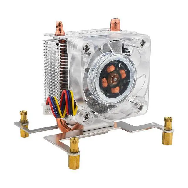 Alt view image 6 of 7 - Raspberry Pi 5 Tower Fan ICE Cooler Radiator for Pi 5B, Active Cooling Heat Sink for Optimal Thermal Performance